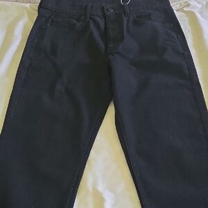 Men's Black Straight-Leg Jeans - Classic Everyday Style